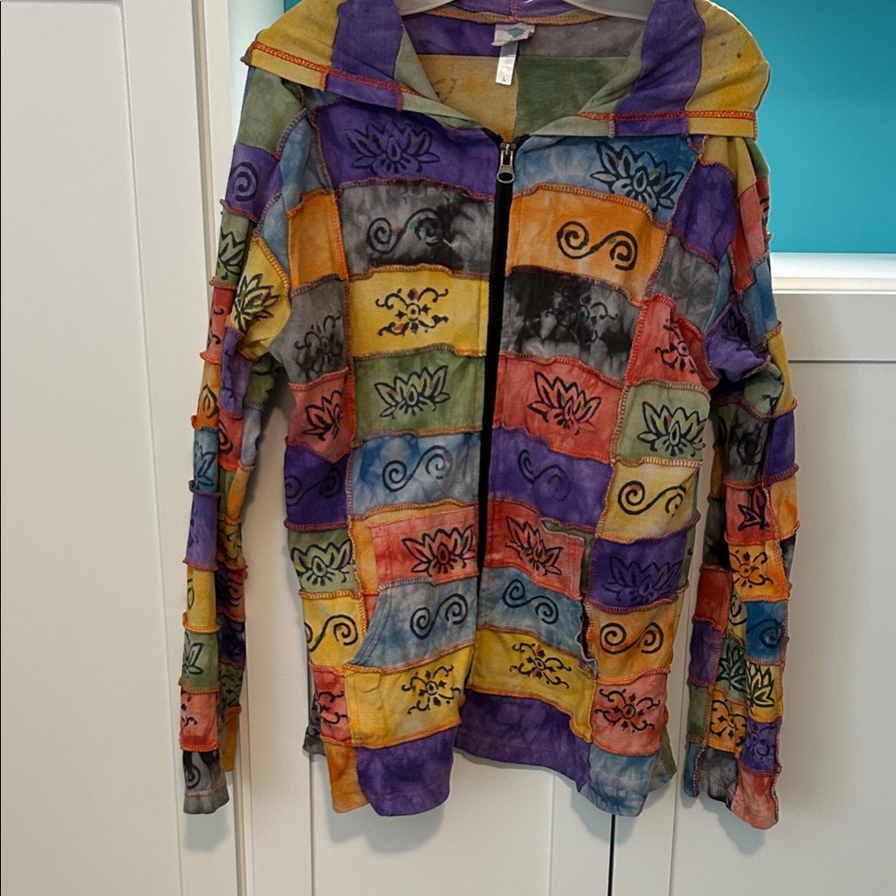 Vibrant Multicolor Women's Utility Jacket